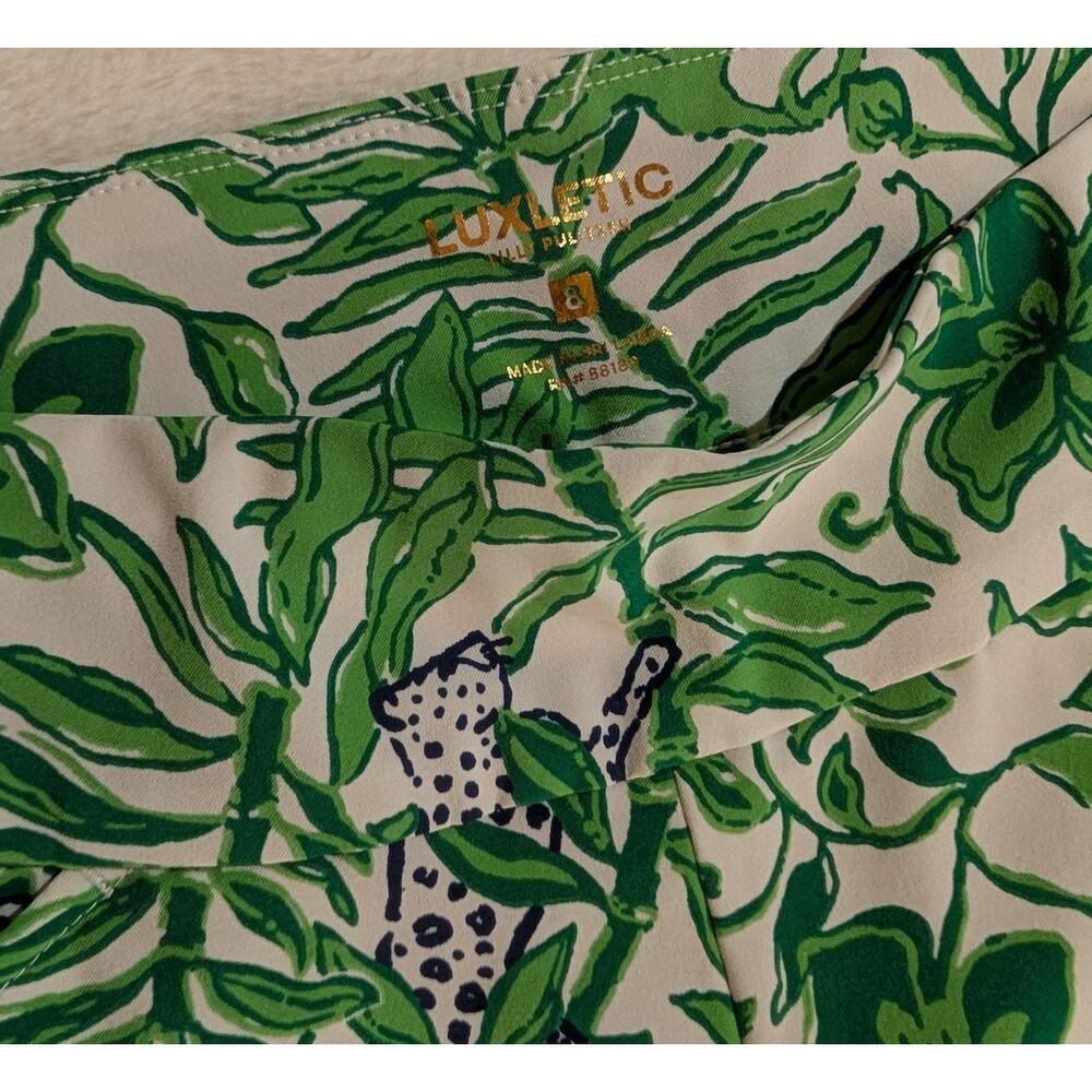 Luxletic Lilly Pulitzer | Fiddle Leaf Green Lil Escape Plan Corso Golf Pants | 8 - Picture 5 of 12